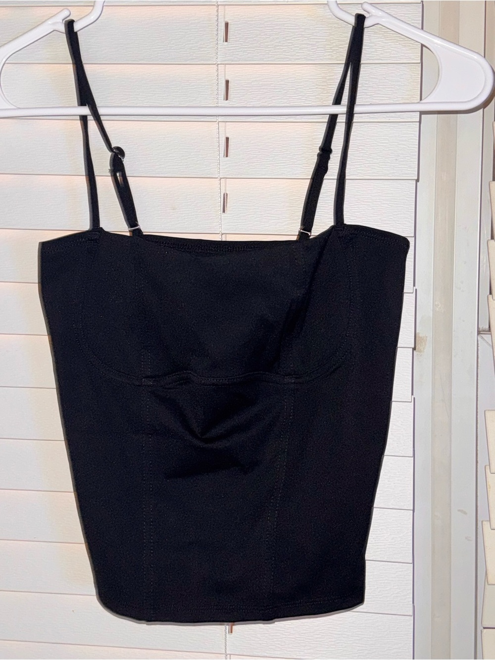 Black Spaghetti-Strap Tube Dress
